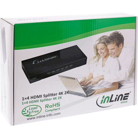 Splitter HDMI 4-port 4K2K UHD | 4K hdmi splitter - Afbeelding 3